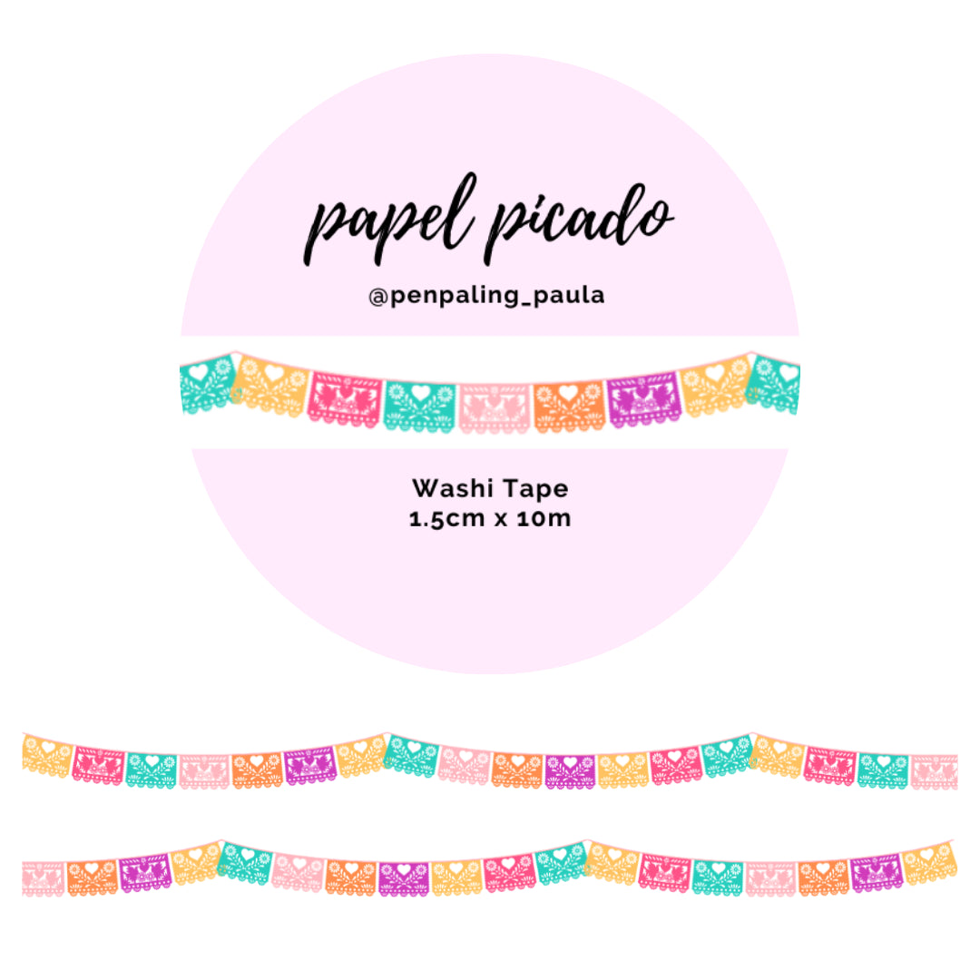 Papel Picado Washi Tape