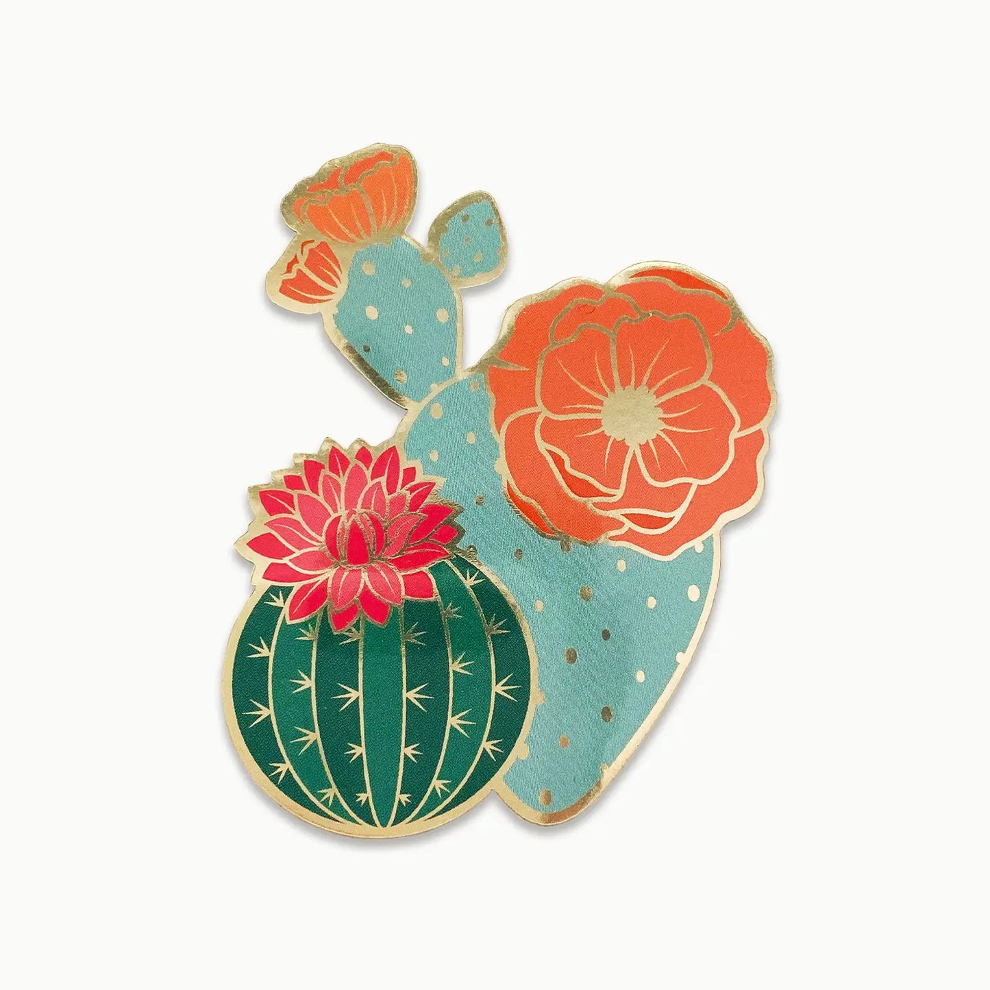 Blooming Cactus Sticker