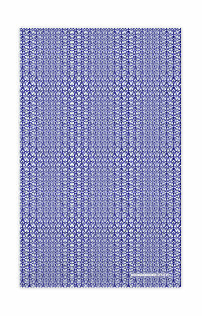 Blue Fish Dishcloth & Tea Towel