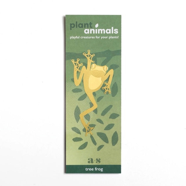 Brass Plant Decoration - Tree Frog