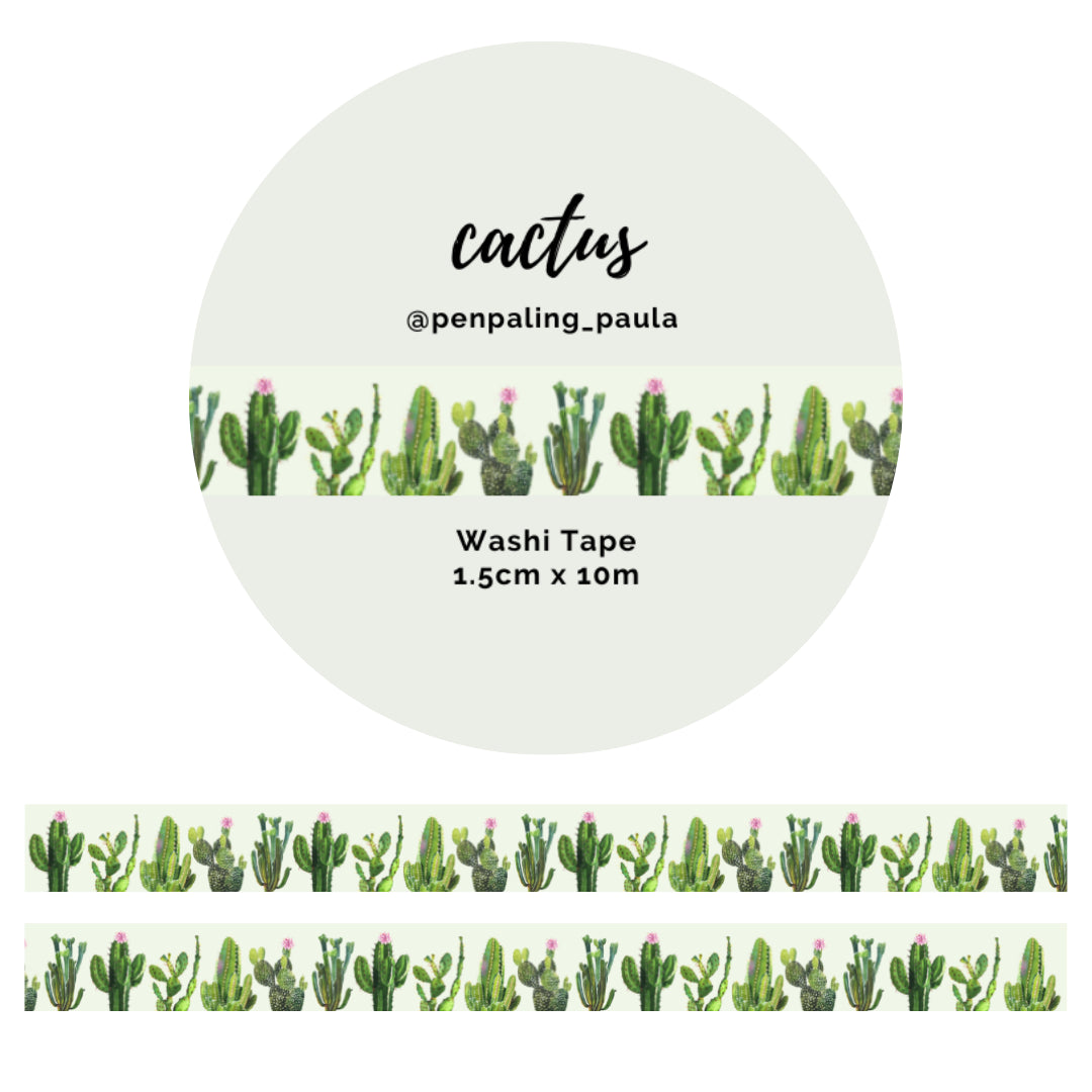 Cactus Washi Tape
