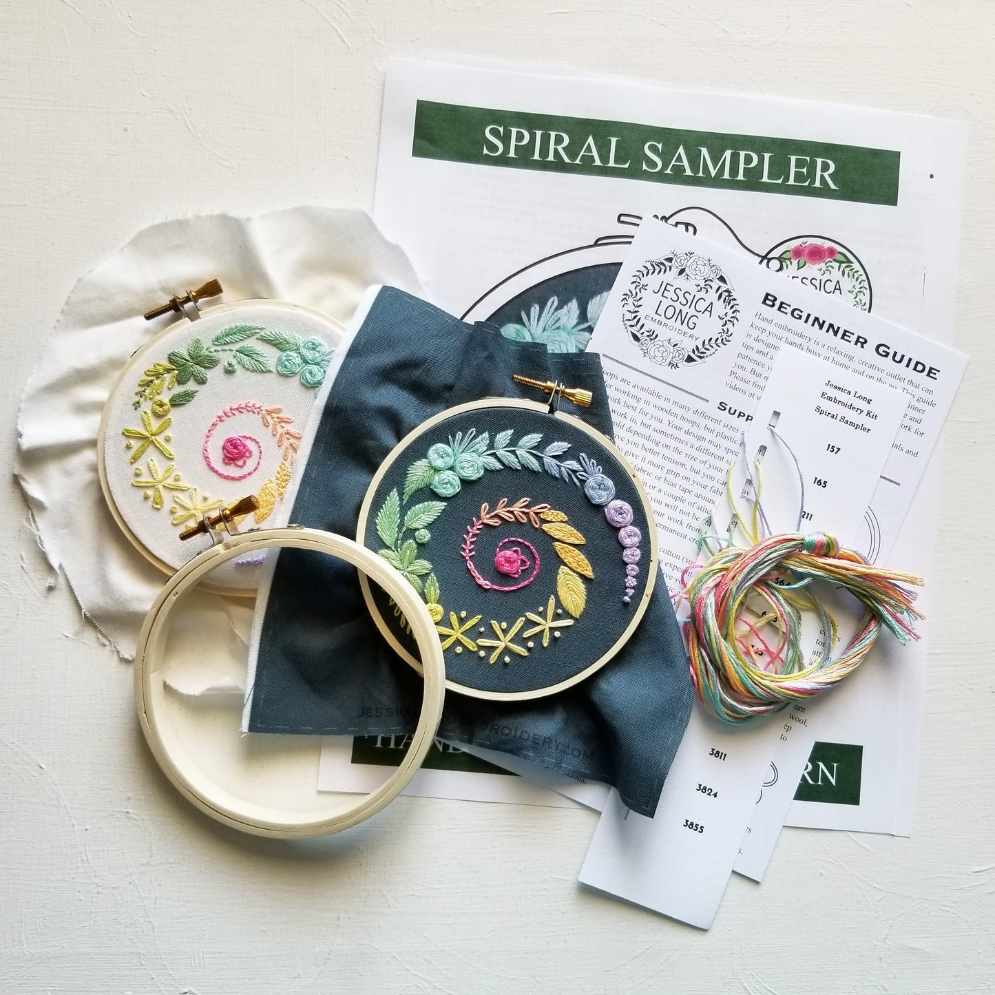 Embroidery Beginner's Kit - Spiral
