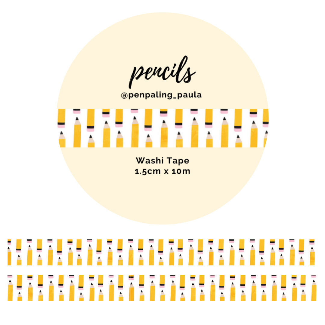 Pencils Washi Tape