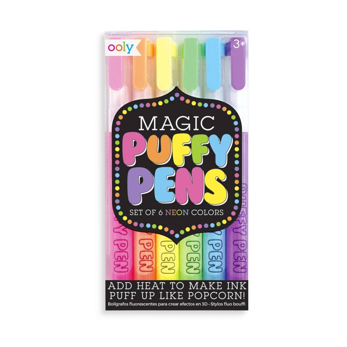 Magic Neon Puffy Pens.