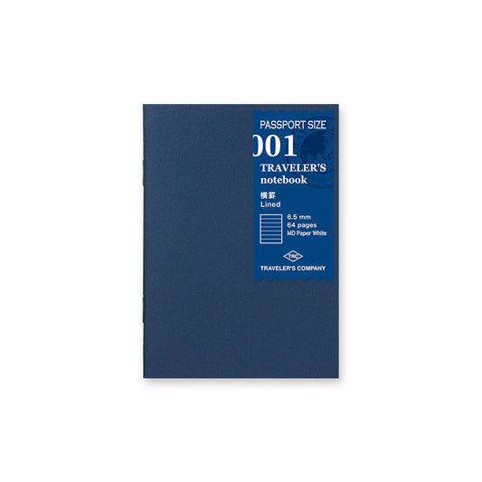 TRAVELER'S Passport 001 - Lined Refill
