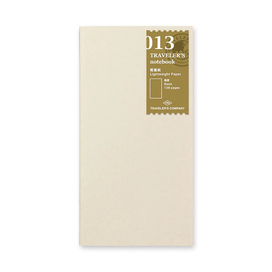 TRAVELER'S Notebook Refill - 013 Light Paper