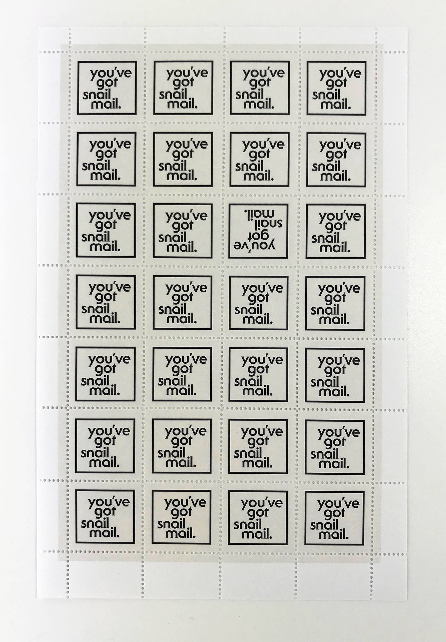 You've Got Snail Mail - Lick & Stick Stamps