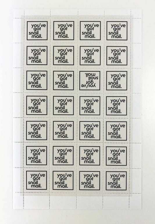 You've Got Snail Mail - Lick & Stick Stamps