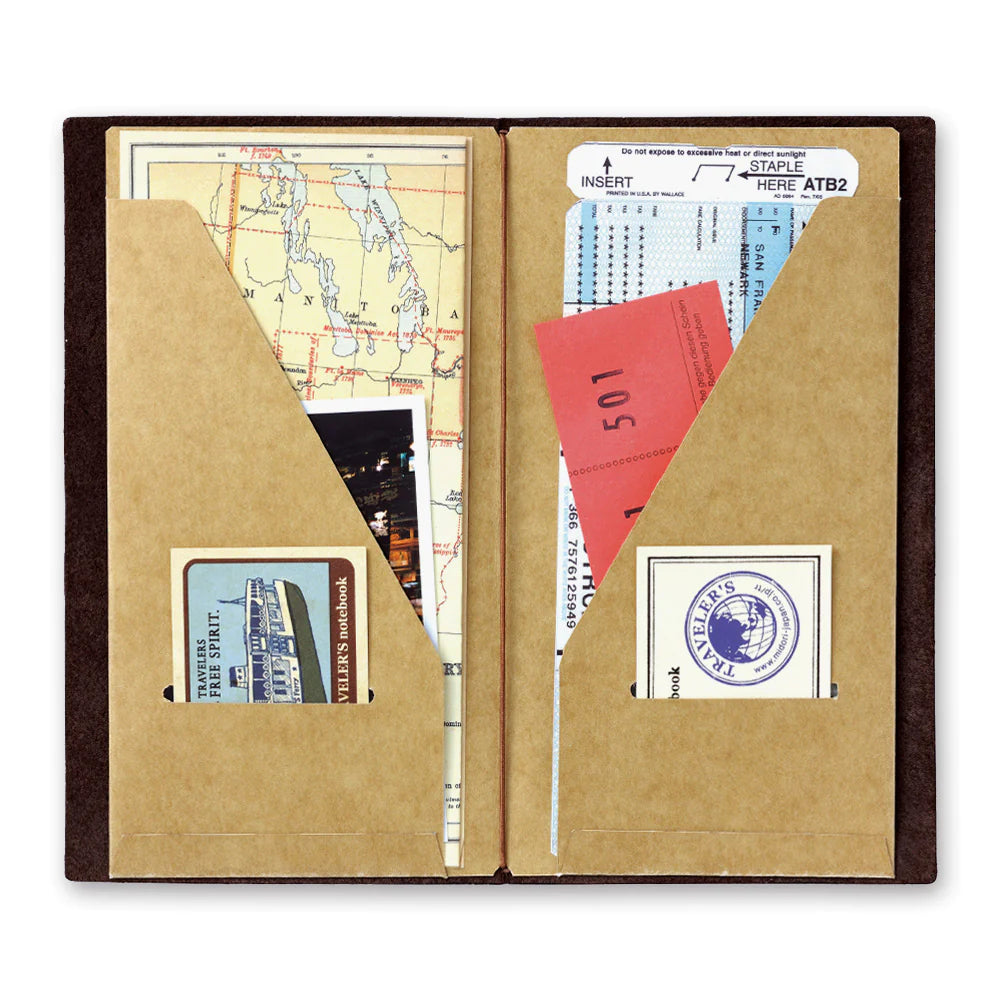 TRAVELER'S Notebook Refill - 020 Kraft File