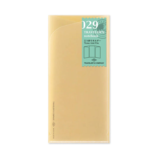 TRAVELER'S Notebook Refill - 029 Three Fold File