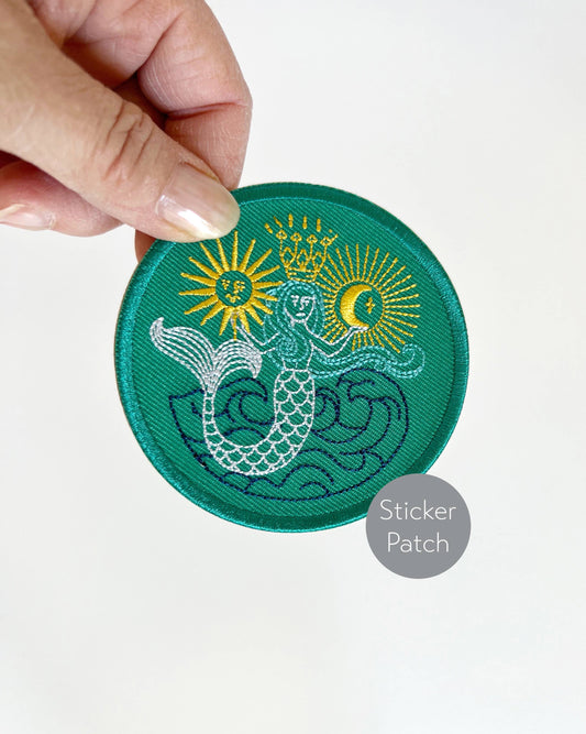 Mermaid Embroidered Sticker Patch