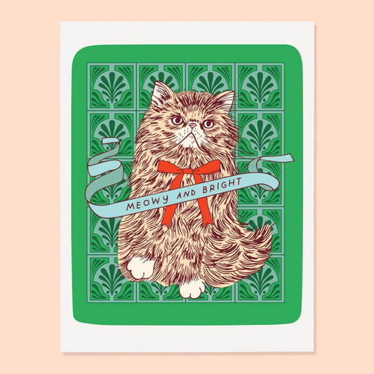Meowy and Bright Holiday Card Set