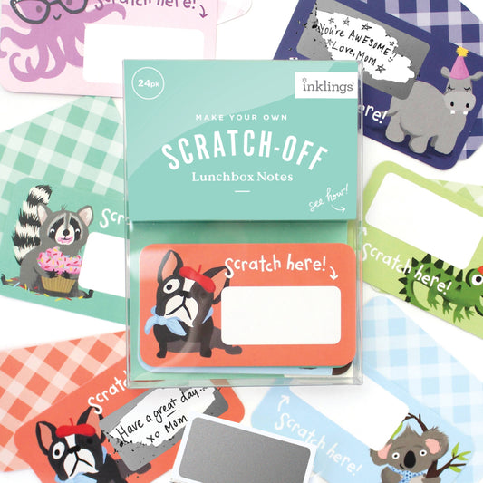 Scratch-off Lunchbox Notes - Edition 10 Animals