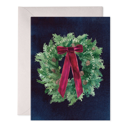 Velvet Bow Wreath Boxed Set