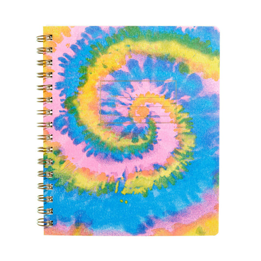 Tie Dye Lined Notebook