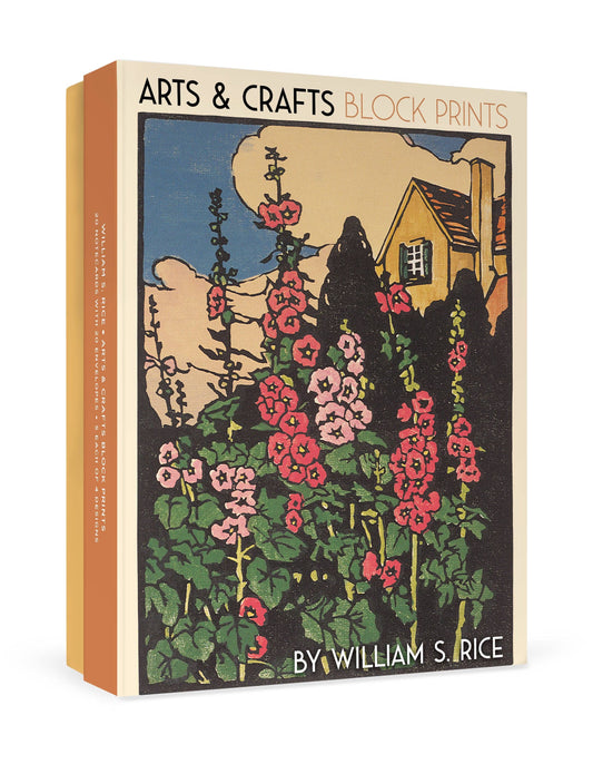 Arts and Crafts Block Prints Boxed Notecard