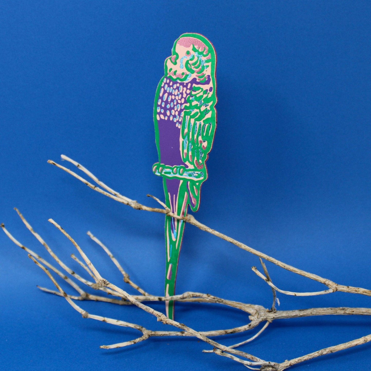 Budgie Bookmarks: Hot Pink/Red