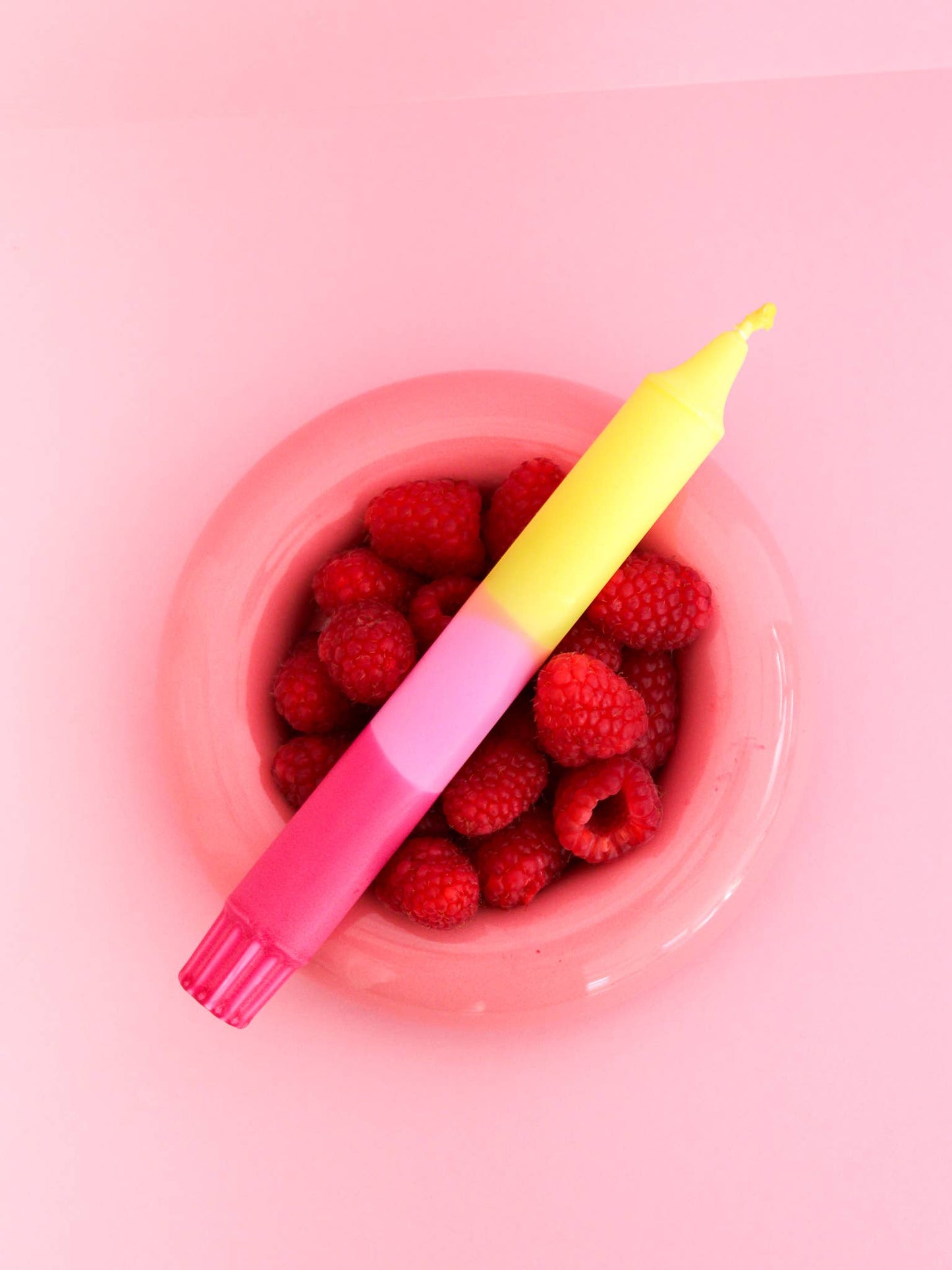 Taper candles- Summer Party / Strawberry Shake