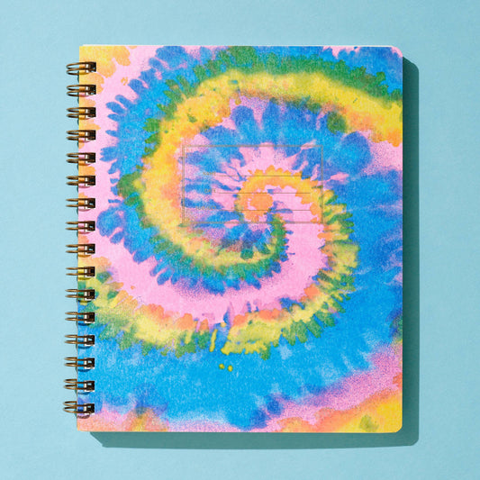 Tie Dye Lined Notebook