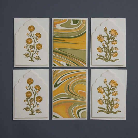 Artisan Notecard Set - Sandook Topaz