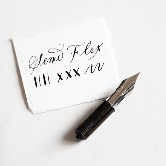Fountain Pen Nib - Extra Fine Semi-Flex (Stainless Steel)