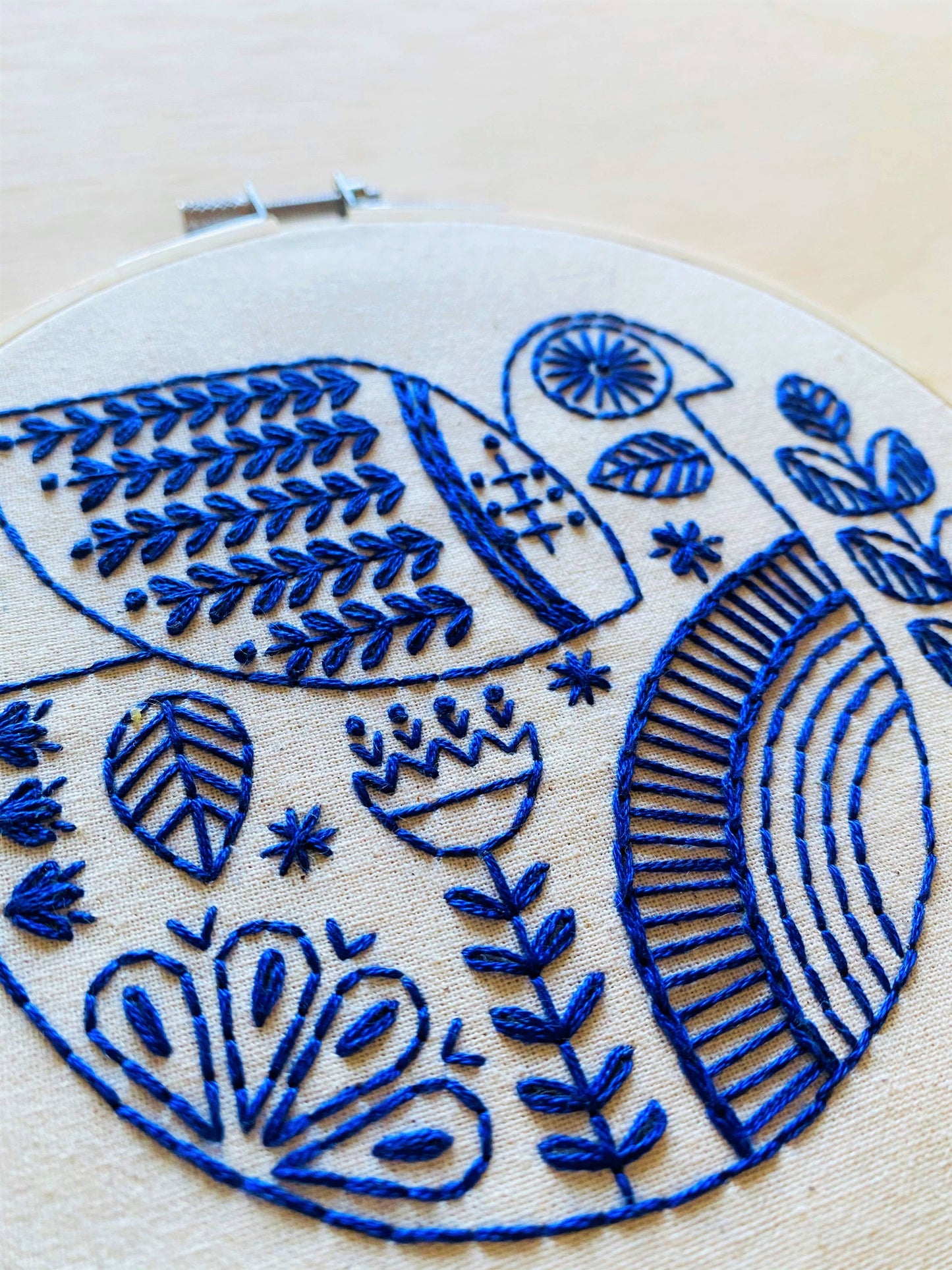 Hygge Dove Complete Embroidery Kit