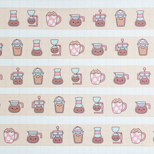 Coffee Cats Washi Tape