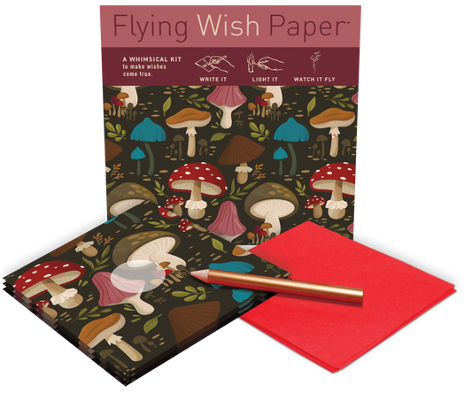 Flying Wish Paper Mini Kit - Mushrooms