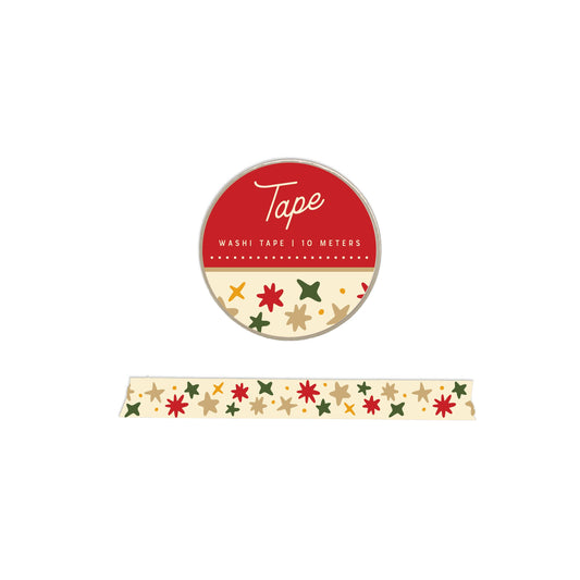 Christmas Holiday Stars Washi Tape