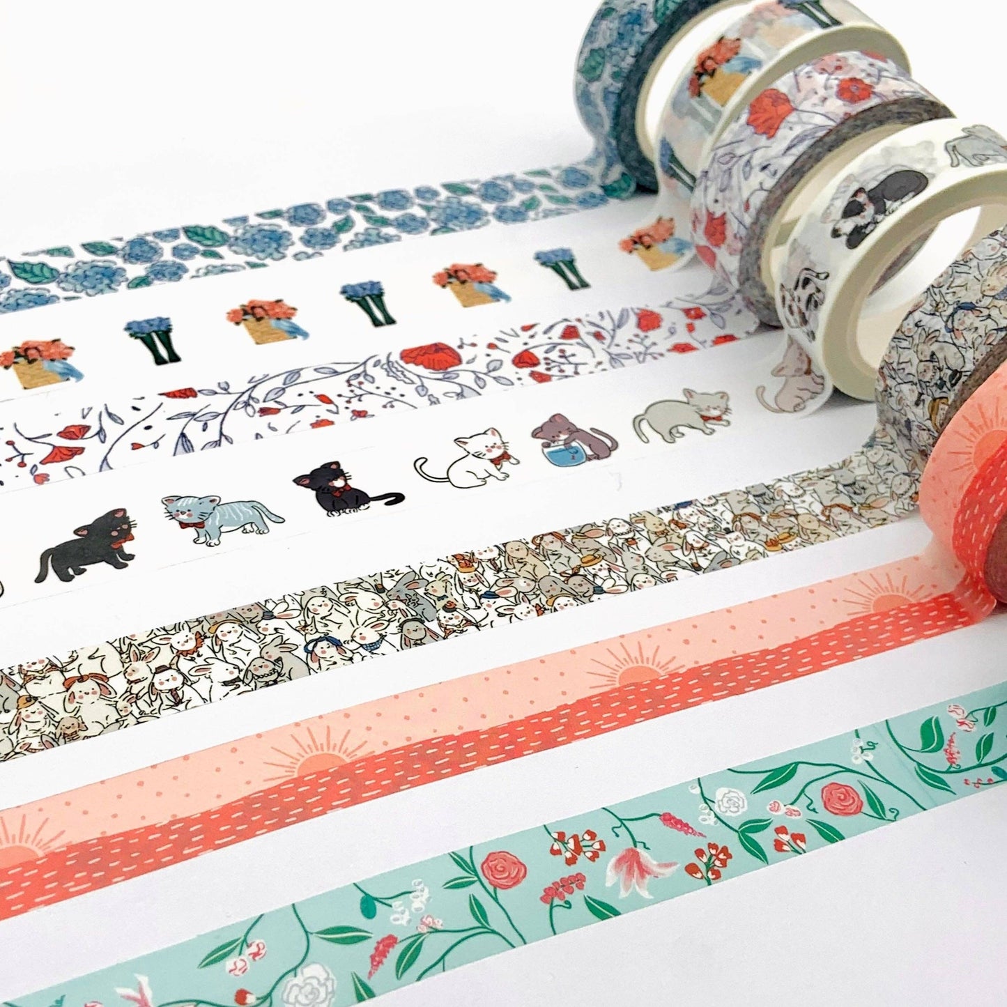 Blue Hydrangea Masking Tape