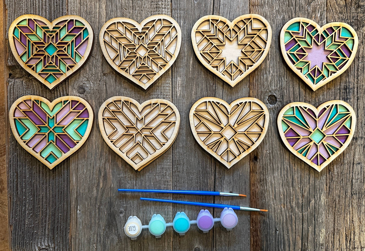 DIY Heart Craft Painting Kit