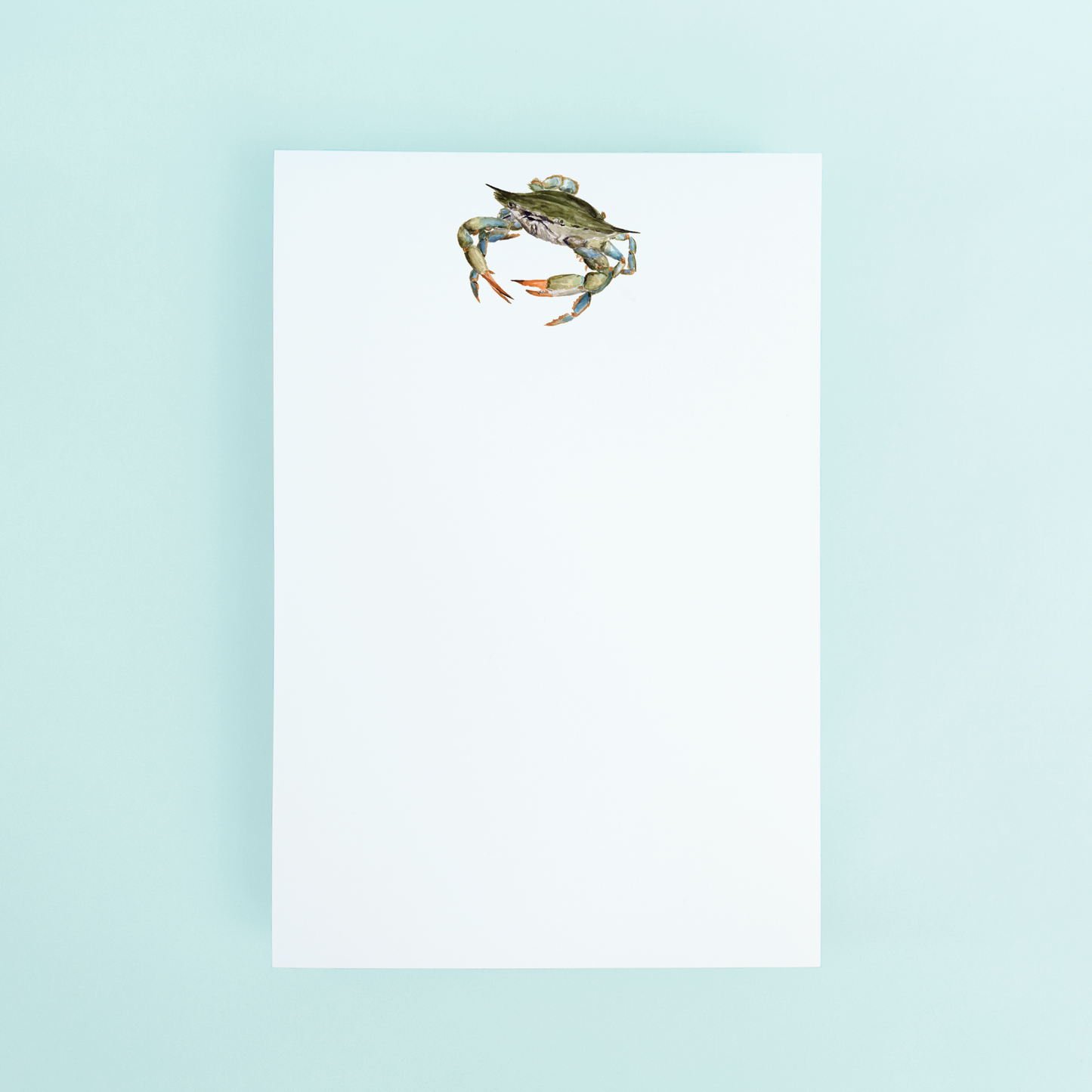 Blue Crab Watercolor Notepad, 4x6 Inches