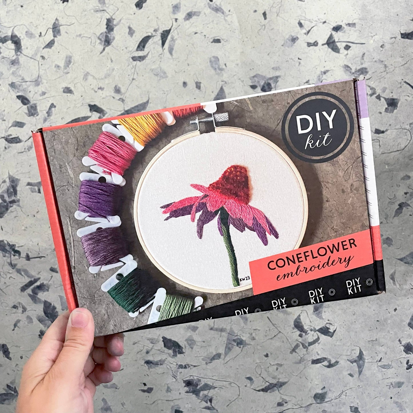 Embroidery Kit - Coneflower (5")
