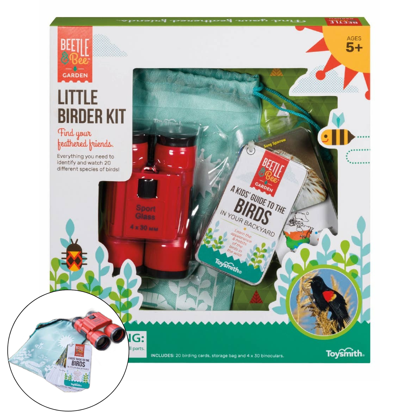 Beetle & Bee Little Birder Set-Bird Watching for Kids