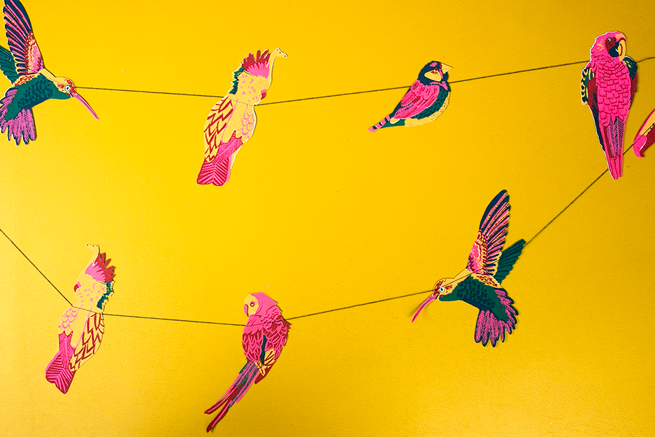 Tropical Birds Garland