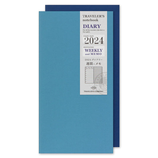 TRAVELER'S Notebook Refill - 2024 Weekly + Memo