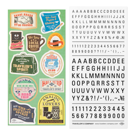 Traveler’s 2026 Customized Sticker Sheet