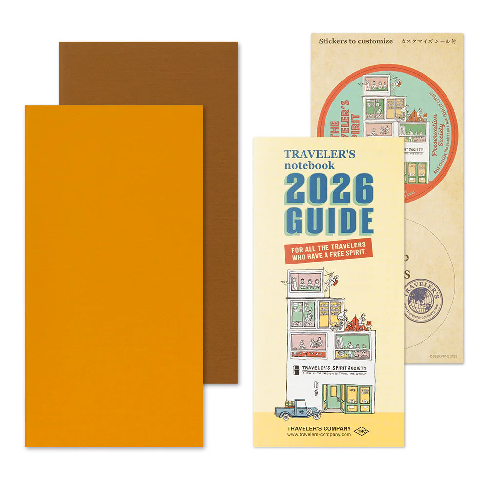 TRAVELER'S Notebook Refill - 2026 Weekly Vertical Diary