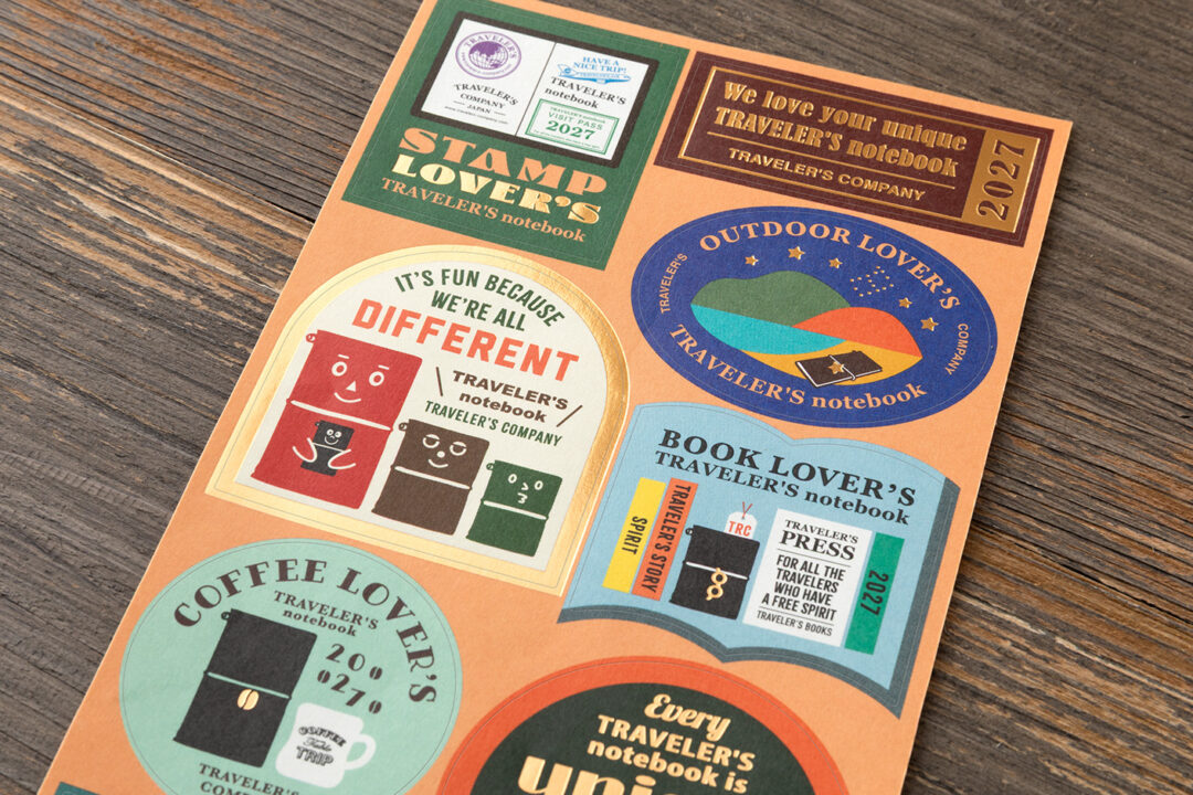 Traveler’s 2027 Customized Sticker Sheet
