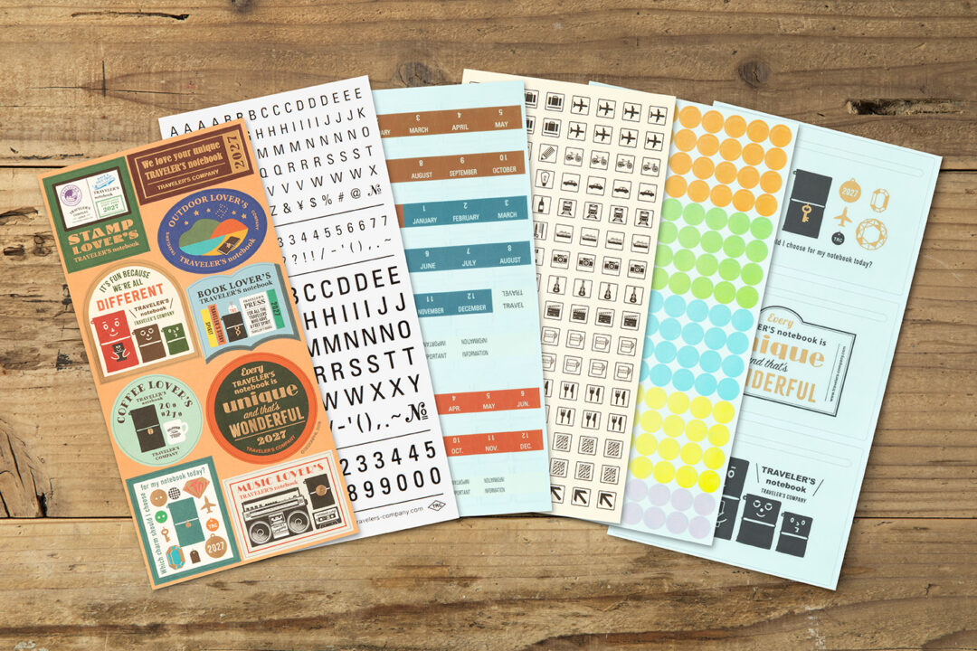 Traveler’s 2027 Customized Sticker Sheet