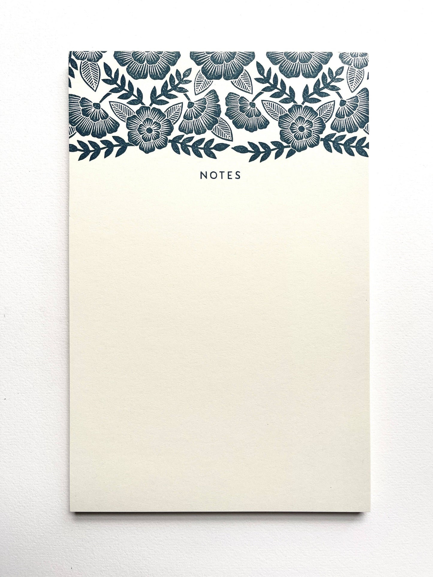 Floral Header Notepad