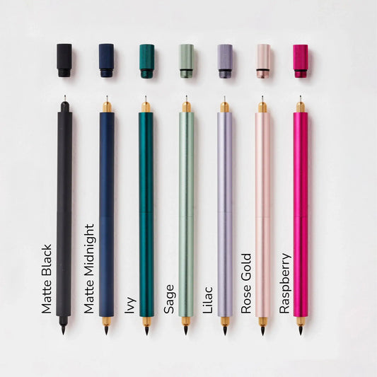 Lumos Pro - Refillable Multi-Tip Pen: Raspberry / Single Tip