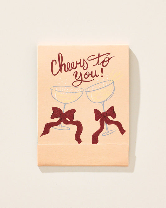 Cheers To You Card Matchbook