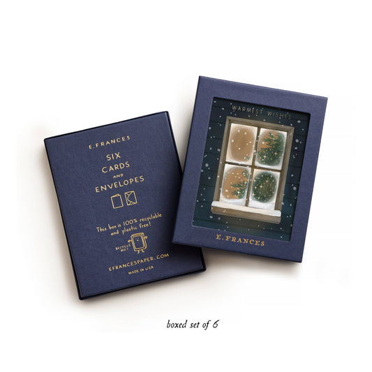 Frosty Window Holiday Cards