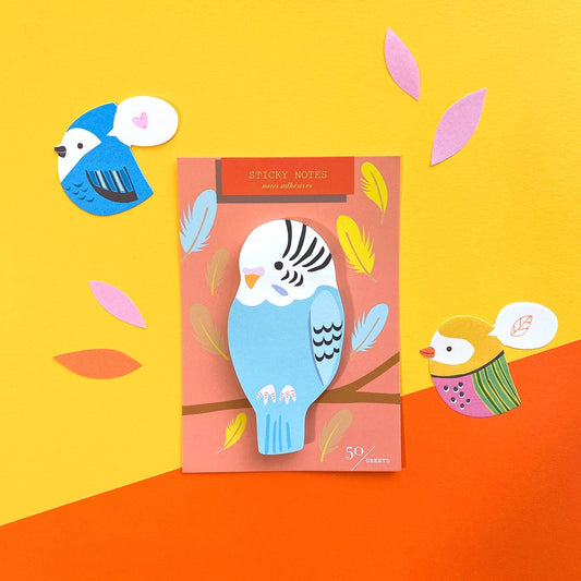 Bird Die Cut Sticky Notes