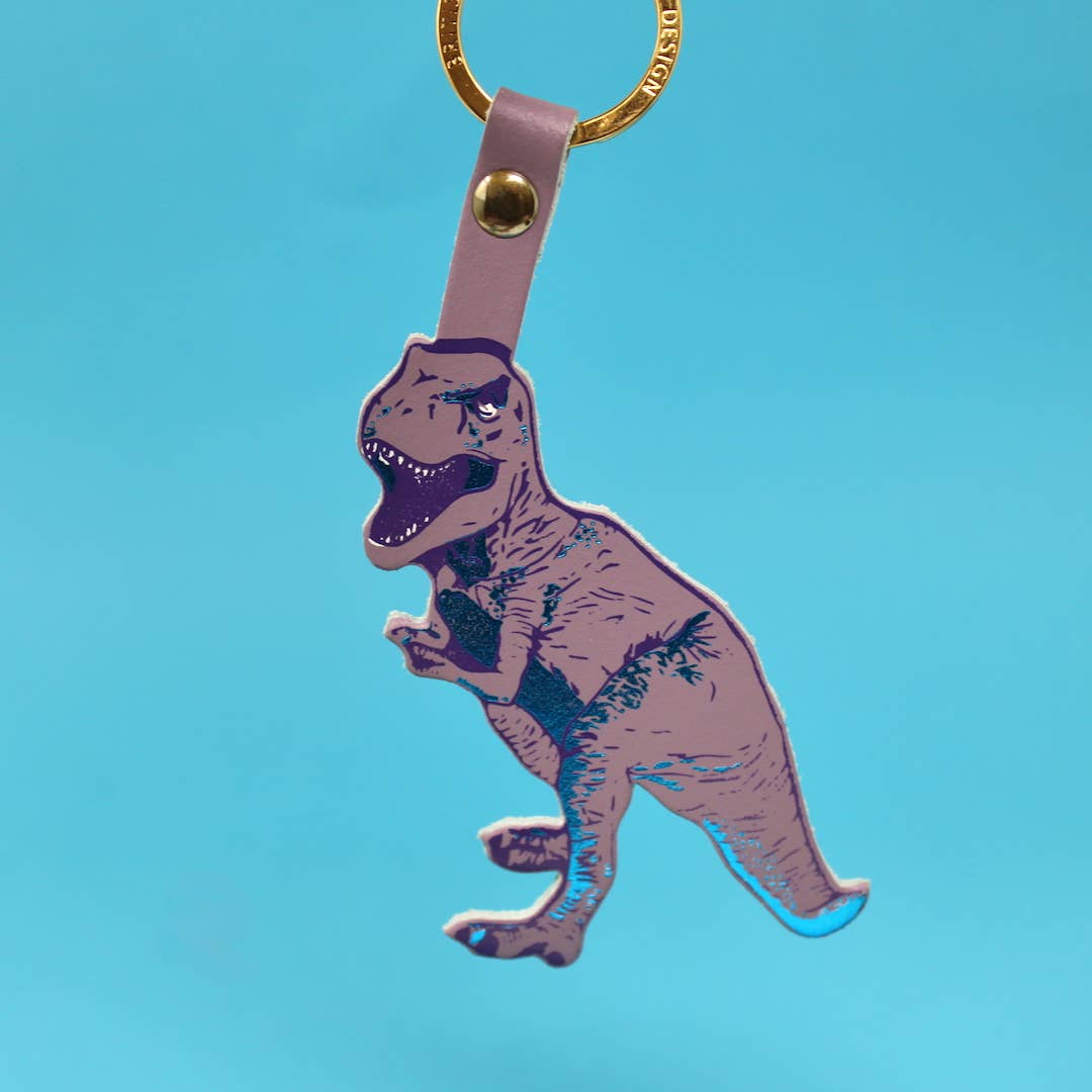 T-Rex Key Fob: Turquoise