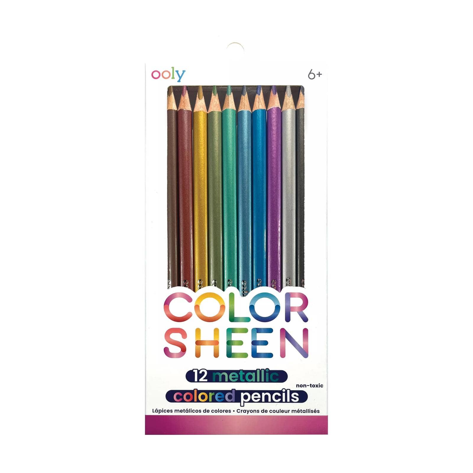 Color Sheen Metallic Colored Pencils - Set of 12 – The Paper Canopy