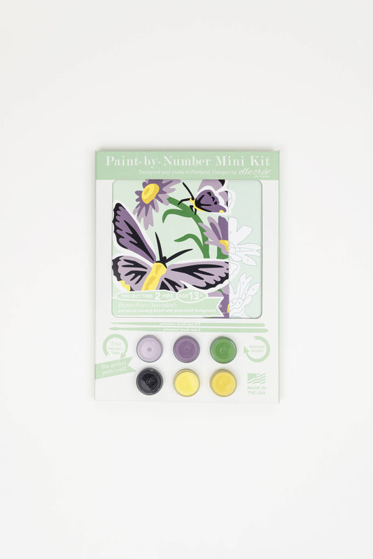 Butterflies MINI Paint-by-Number Kit