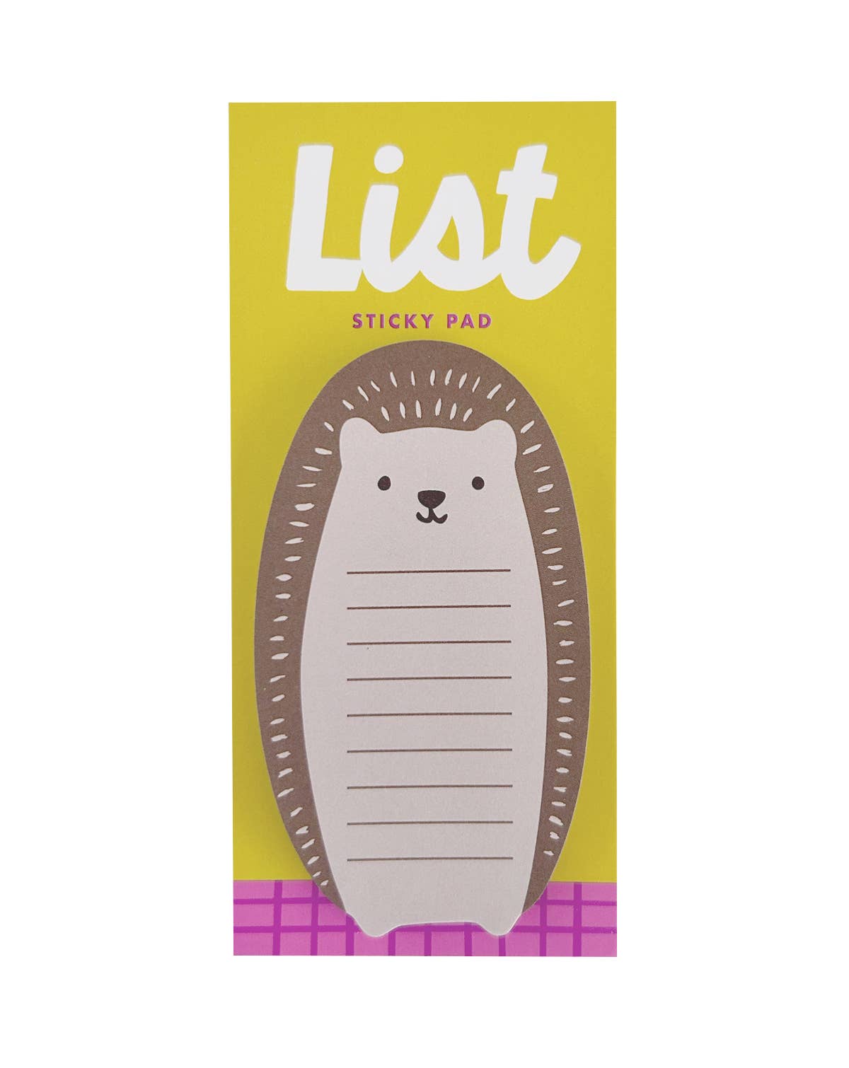 Hedgehog Sticky List Pad