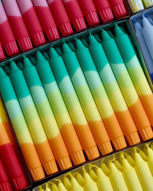 Taper candle - Passion Fruit Colors